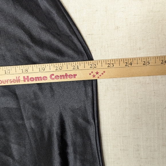 Gilligan & O'Malley Leopard Lace Maxi Nightgown M Slit Valentine's Sexy - Picture 11 of 13